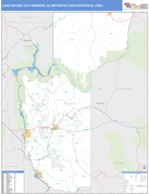 Lake Havasu City-Kingman Metro Area Digital Map Basic Style